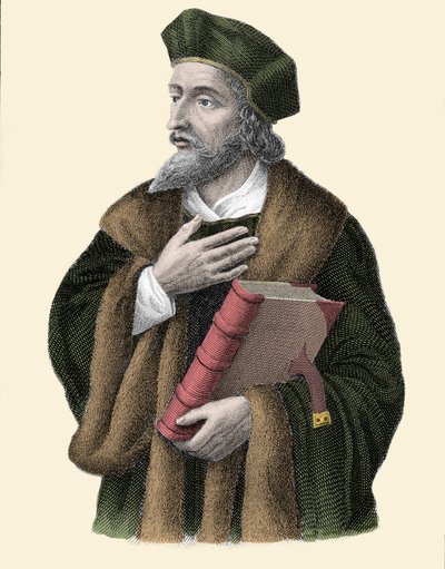 Ritratto di Jan Hus (o Jean Huss) da Unknown artist