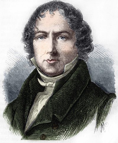 Ritratto di Jean-Baptiste Biot (1744-1862), chimico francese da Unknown artist