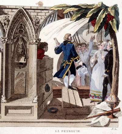 Ritratto di Jean-François Galaup, Conte di La Pérouse da Unknown artist