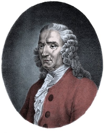 Ritratto di Jean-Philippe Rameau (1683-1764), compositore francese da Unknown artist