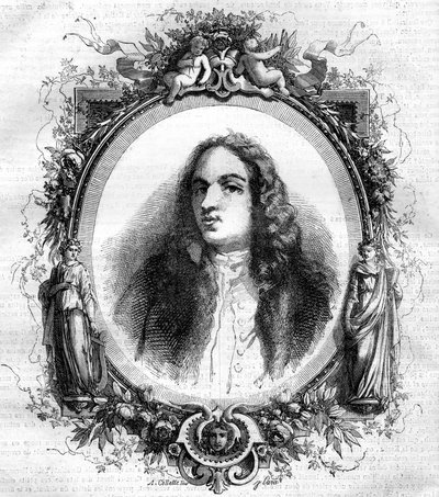 Ritratto di Jean Antoine Watteau, pittore francese da Unknown artist