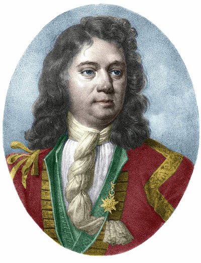 Ritratto di Jean Bart (1650-1702), corsaro francese. da Unknown artist