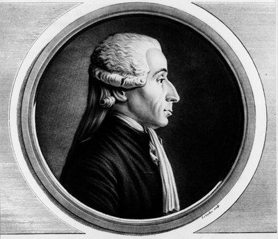 Ritratto di Jean Sylvain Bailly (1736 - 1793), deputato negli Stati Generali. Incisione in 