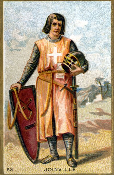 Ritratto di Jean de Joinville (1225 - 1317), cronista francese (cromolitografia del XIX secolo) da Unknown artist