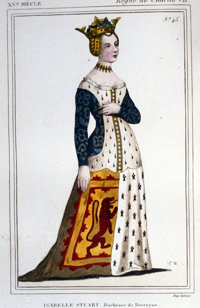 Ritratto di Jeanne - Isabelle Stuart (1426 - 1494/9), Duchessa di Bretagna da Unknown artist