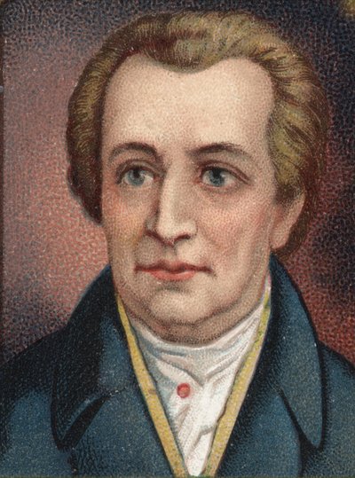 Ritratto di Johan Wolfgang Goethe, scrittore tedesco da Unknown artist
