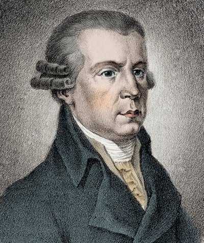 Ritratto di Johann Georg Albrechtsberger (1736-1809) musicista austriaco da Unknown artist