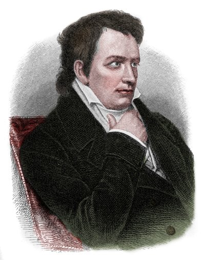 Ritratto di Johann Ludwig Tieck (1773-1853), poeta, traduttore, editore, romanziere e critico tedesco del movimento romantico da Unknown artist