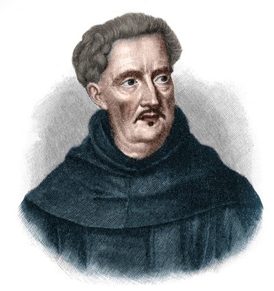 Ritratto di Johann Ulrich Megerle, detto Abraham a Sancta Clara (1607-1680). Predicatore popolare dell