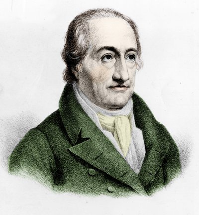 Ritratto di Johann Wolfgang Von Goethe (1749-1832). da Unknown artist