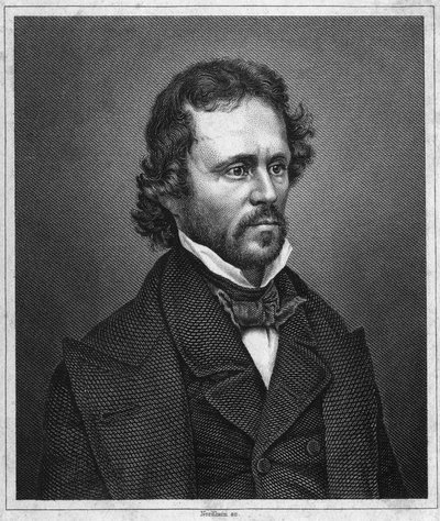 Ritratto di John Charles Fremont. (1813-1890). Ufficiale ed esploratore americano da Unknown artist