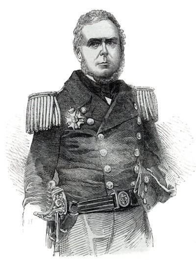 Ritratto di John Pascoe Grenfell (1800-1869) ufficiale di marina e diplomatico dell