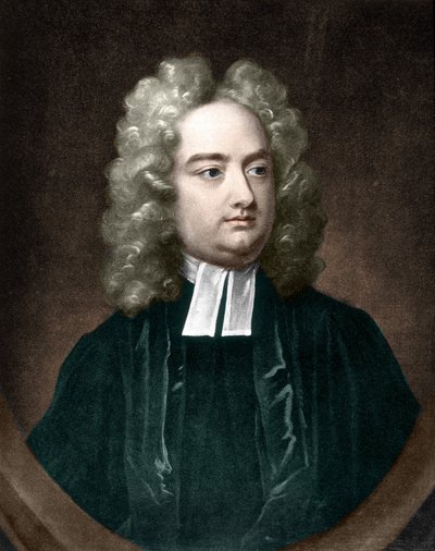 Ritratto di Jonathan Swift, scrittore irlandese (1667-1745). da Unknown artist