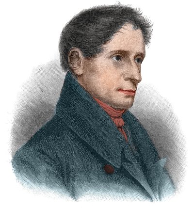 Ritratto di Joseph Karl Benedikt von Eichendorff (1788-1857) poeta e romanziere tedesco da Unknown artist