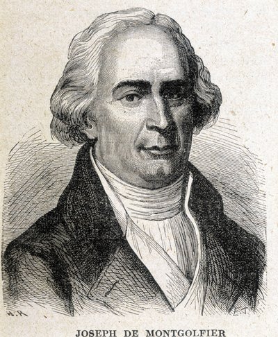 Ritratto di Joseph de Montgolfier (1740 - 1810) da Unknown artist