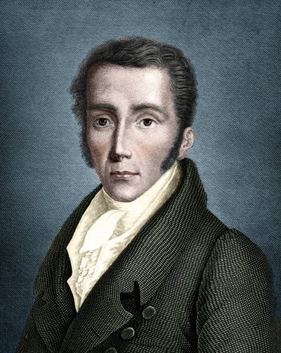 Ritratto di Joseph von Fraunhofer (1787-1826) ottico e fisico tedesco, fondatore della spettroscopia da Unknown artist
