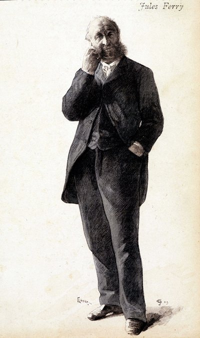 Ritratto di Jules Ferry, circa 1880 da Unknown artist