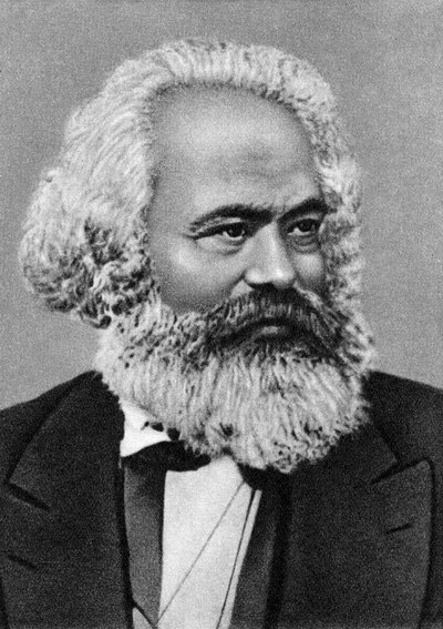 Ritratto di Karl Marx da Unknown artist