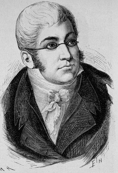 Ritratto di La Romiguière. Incisione della fine del XIX secolo in 