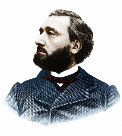 Ritratto di Leon Gambetta (1838-1882), politico francese da Unknown artist