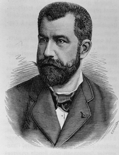 Ritratto di Léon Renault. Incisione della fine del XIX secolo in "Histoire de France" di H. Martin. da Unknown artist