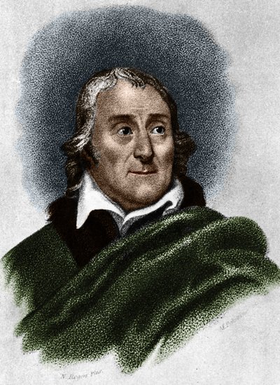 Ritratto di Lorenzo da Ponte (1749-1838) librettista e scrittore italiano di origine ebraica. da Unknown artist