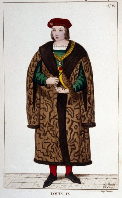 Ritratto di Luigi IX o San Luigi (1214-1270) da Unknown artist