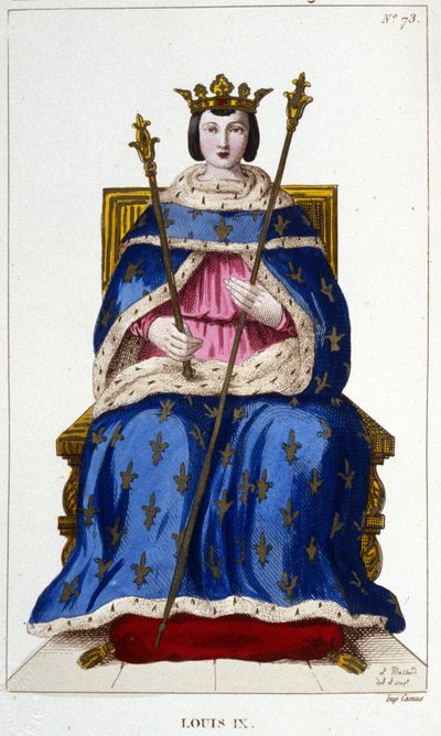 Ritratto di Luigi IX o San Luigi (1214 - 1270) da Unknown artist