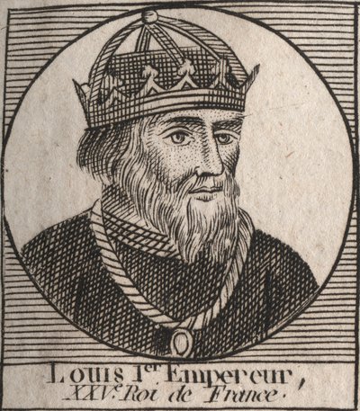 Ritratto di Luigi I il Pio da Unknown artist