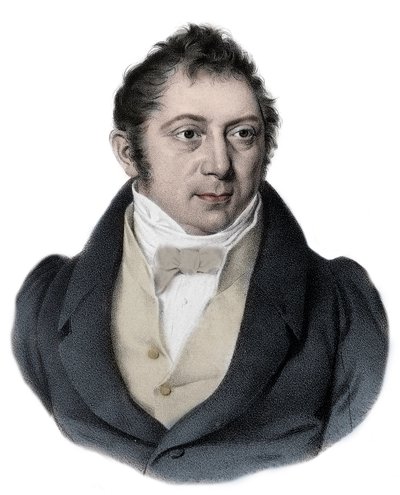 Ritratto di Louis Ludwig Spohr (1784 - 1859) compositore, violinista e direttore d