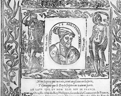Ritratto di Luigi VIII Il Leone Re di Francia dal 1223 al 1226 da Unknown artist