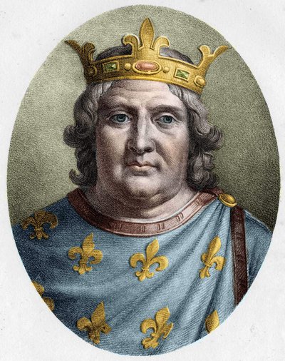 Ritratto di Luigi VI il Grosso (1081 - 1137), re di Francia da Unknown artist