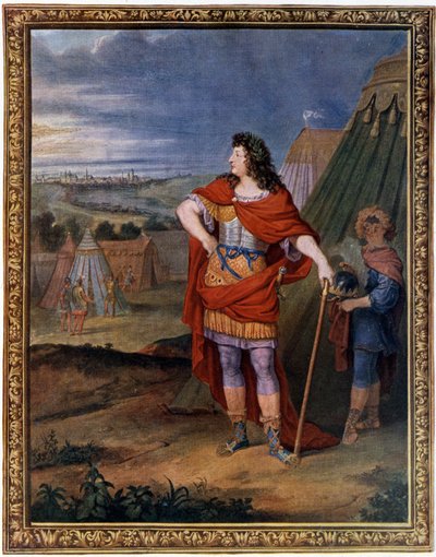 Ritratto di Luigi XIV vestito da imperatore romano da Unknown artist