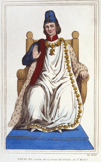 Ritratto di Luigi XI in costume dell