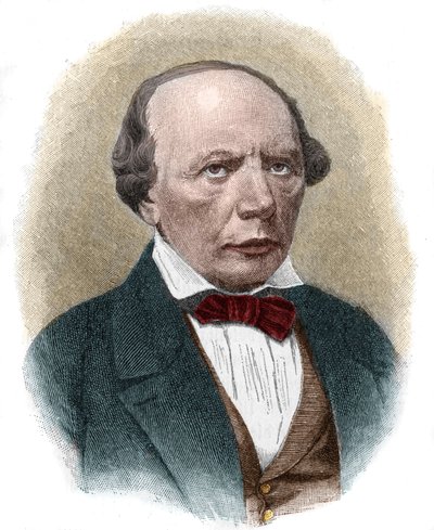 Ritratto di Ludwig Uhland, poeta romantico tedesco da Unknown artist