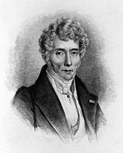 Ritratto di Luigi Cherubini (1760-1842), compositore italiano da Unknown artist