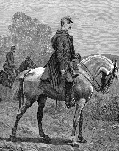 Ritratto di Milan IV Obrenovitch, Re di Serbia tra il 1882-1889 da Unknown artist