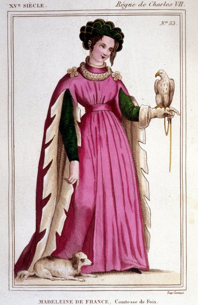 Ritratto di Madeleine di Francia (1443-1495), Contessa di Foix da Unknown artist