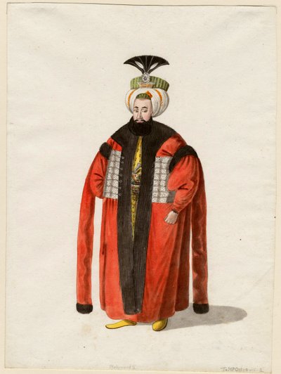 Ritratto di Mahmud II da Unknown artist