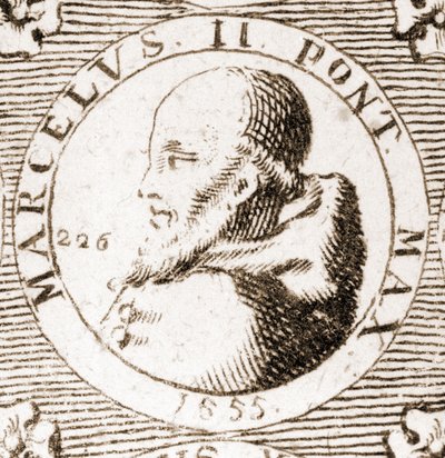 Ritratto di Marcello II (1501 - 1555). da Unknown artist