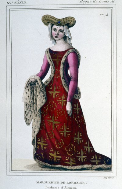 Ritratto di Margherita di Lorena Vaudémont, Duchessa di Alençon da Unknown artist