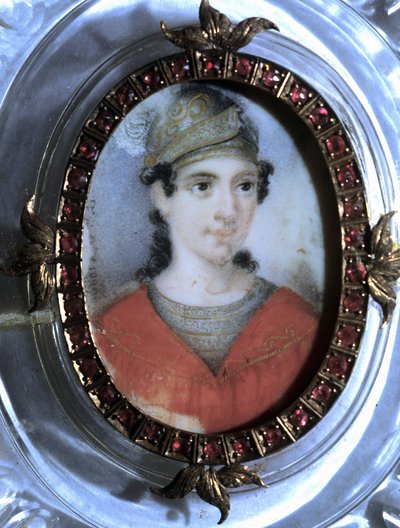 Ritratto di Maria Garcia detta la Malibran, cantante. Miniatura anonima del XIX secolo da Unknown artist