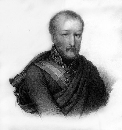Ritratto di Maria José Isidoro de Bourbon, Don Carlos (1788-1855) infante di Spagna, incisione del XIX secolo da Unknown artist