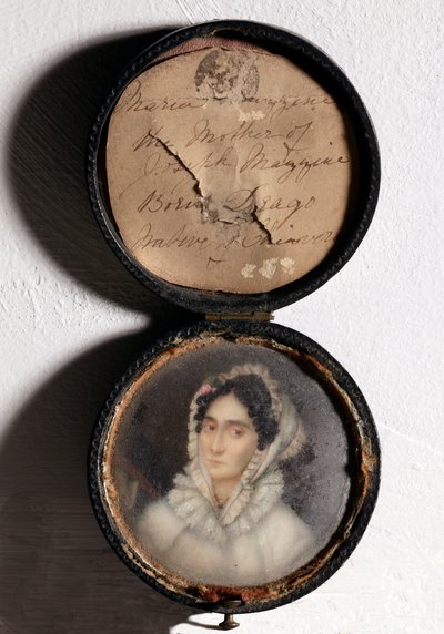 Ritratto di Maria Mazzini, madre di Giuseppe Mazzini (miniatura) da Unknown artist