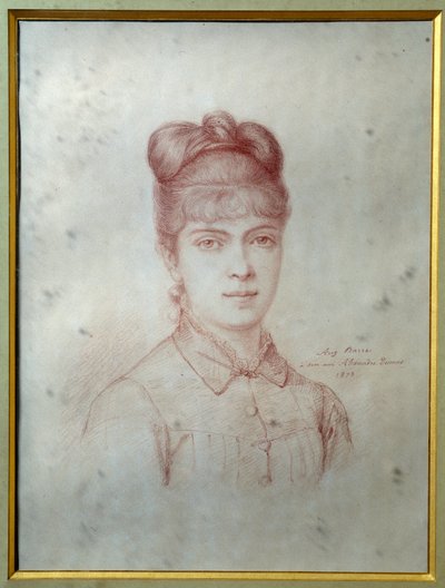 Ritratto di Marie Alexandrine Henriette Dumas Davy de la Pailleterie detta Colette (1860-1907), figlia di Alexandre Dumas Jr. (1824-1895) da Unknown artist