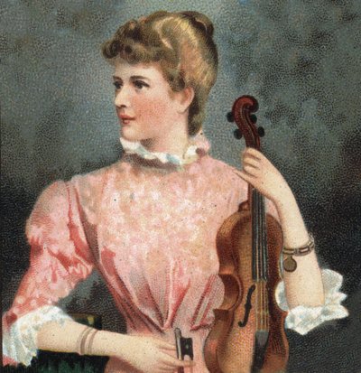 Ritratto di Marie Soldat (1863-1955), violinista da Unknown artist