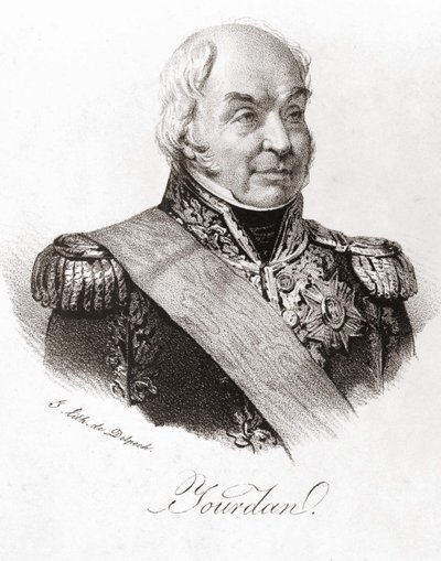 Ritratto del maresciallo Jean Baptiste Jourdan (1762-1833). da Unknown artist