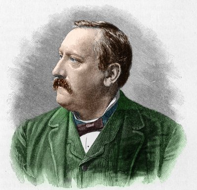 Ritratto di Martin Greif, poeta tedesco da Unknown artist