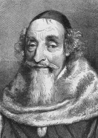 Ritratto di Mathieu Molé (1584-1656). Figlio di Edouard Molé, fu primo presidente del Parlamento di Parigi (1641). da Unknown artist