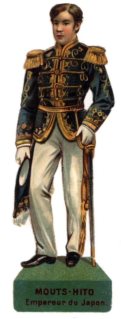 Ritratto di Meiji Tenno detto Mutsuhito. da Unknown artist
